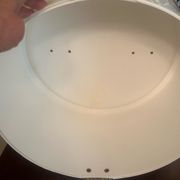 STYLING PLASTIC’s Style White Round Hat/Wig Box. 1960’s Vintage - Picture 8 of 13